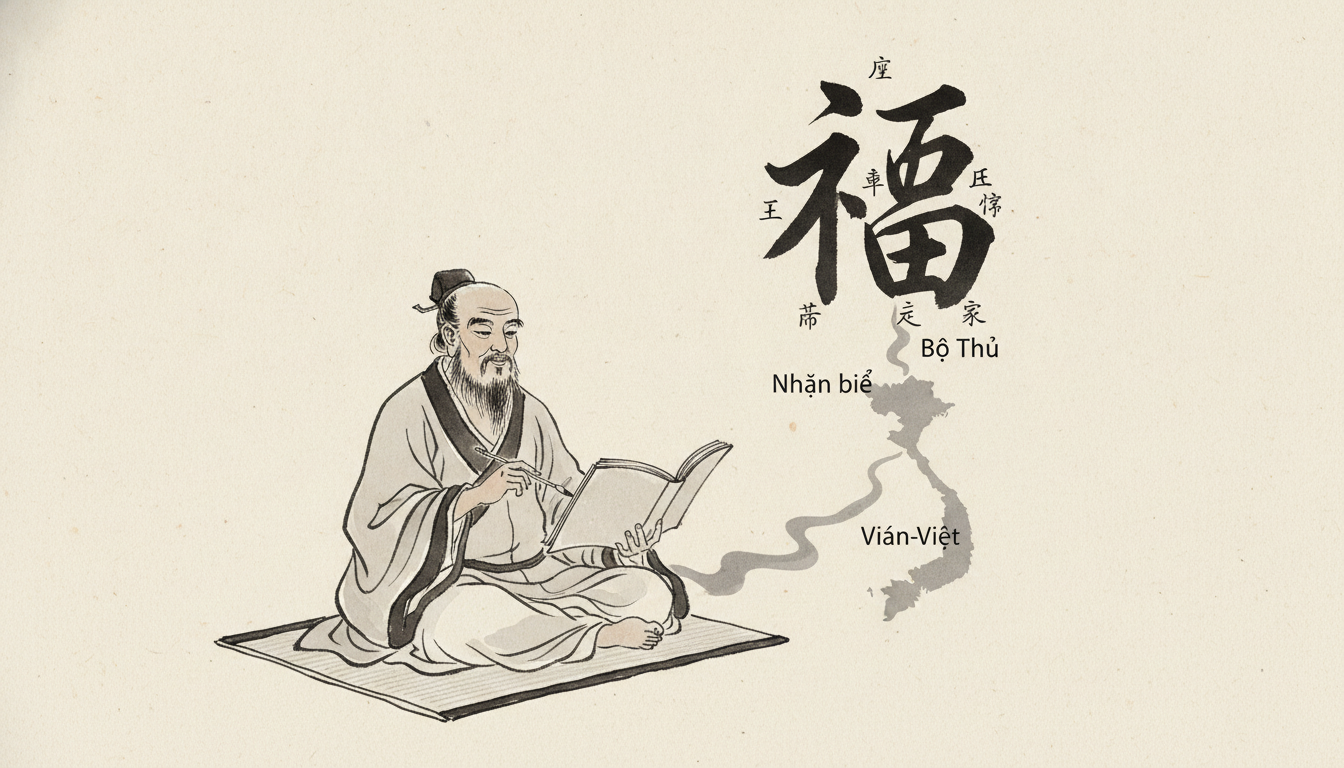 Nhận biết từ Hán-Việt qua Bộ Thủ Tiếng Trung